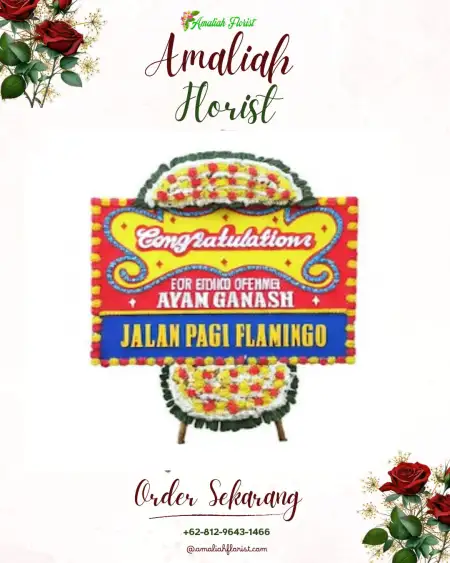 Sewa Papan Bunga Pisangan Baru
